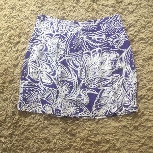Loft Petites Linen Skirt
